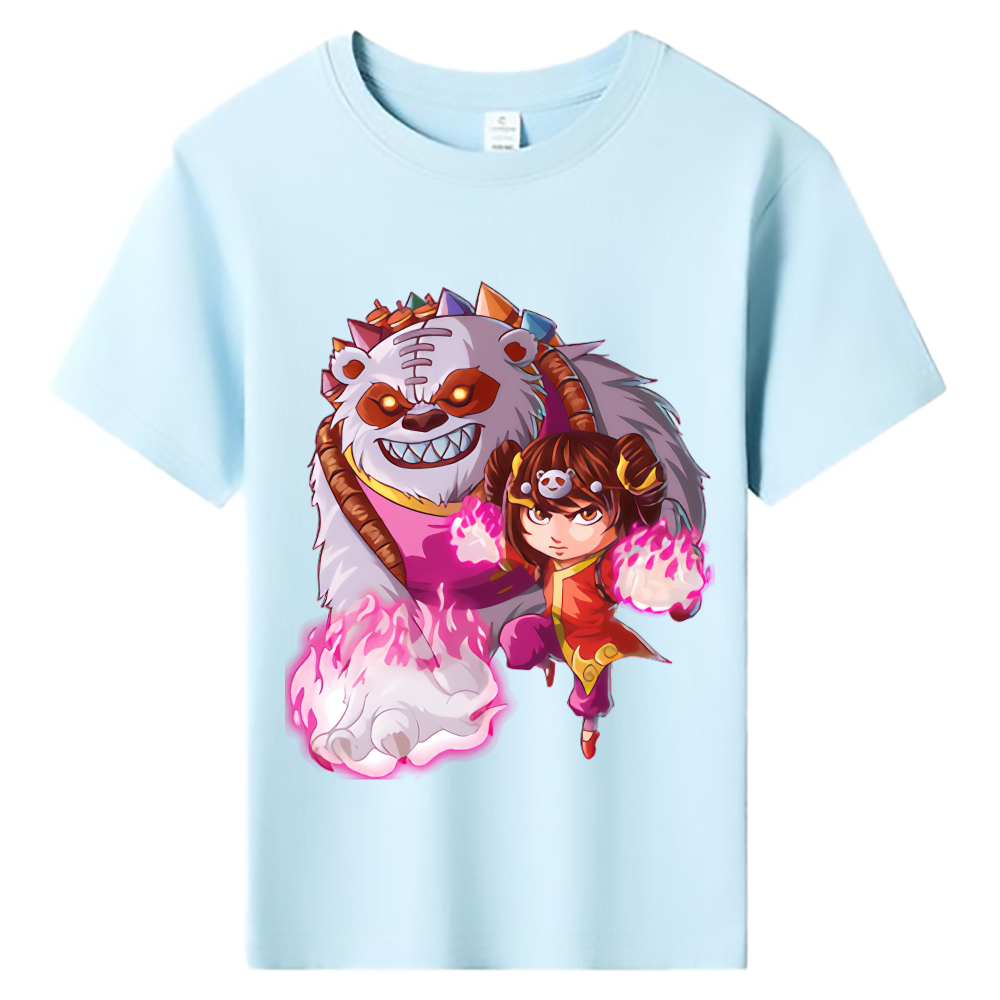 （画像用） リーグ・オブ・レジェンド League of Legends LOL 綿100％キッズTシャツ（フロントプリント）